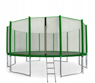 Záhradná trampolína pre deti Veľká so sieťou a rebríkom SPORT PRO 518cm Aga